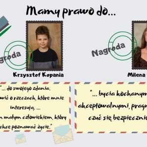 Nagrodzeni w konkursie: Krzysztof Kopania, Milena Golian